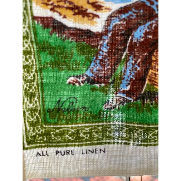 NWOT VTG IRISH LIFE 100% Linen Tea Towel Made in Ireland Souvenir 29" H x 20" W - Picture 6 of 6